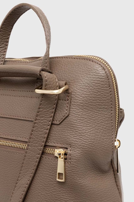 Answear Lab plecak skórzany beżowy 812.ikk