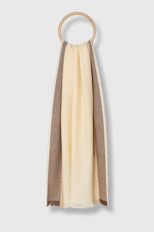 Answear Lab esarfa de lana tricotaj bej scrf.4.cdb