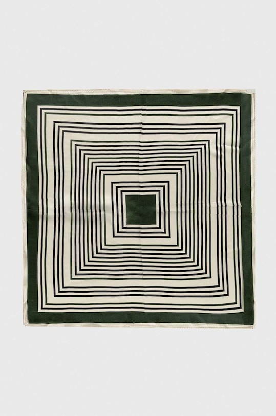 Answear Lab apaszka jedwabna 120127.cdb beżowy WW24