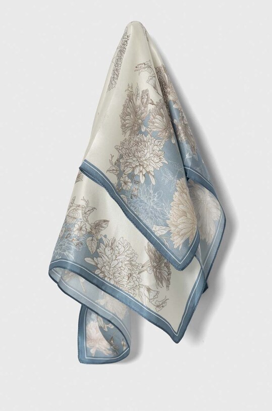 Hedvábný kapesníček Answear.LAB látka modrá 120132.cdb