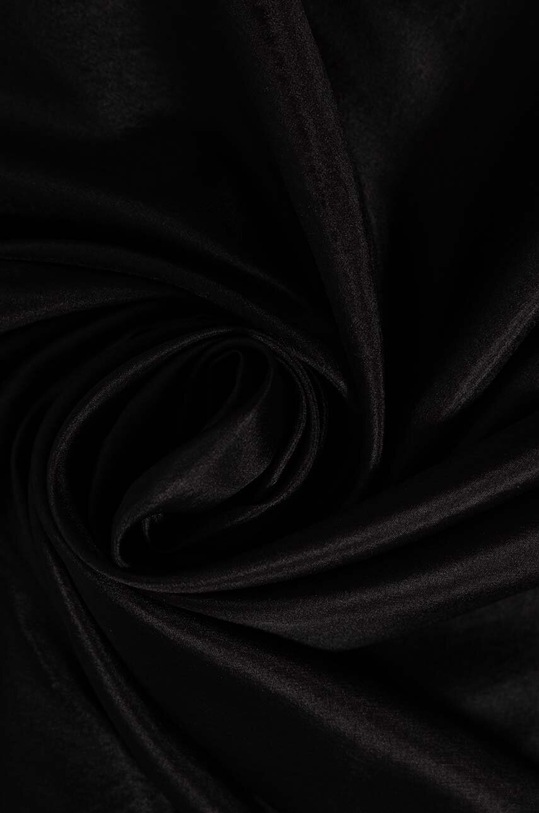 Svileni šal Answear.LAB grandscarf.FKK crna WW24