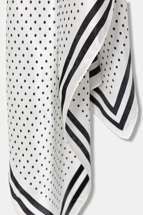 Answear.LAB apaszka damska jedwabna WW24-SAD023 biały WS26