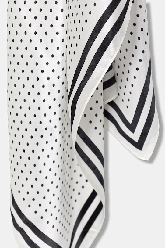 Answear.LAB apaszka damska jedwabna WW24-SAD023 biały WS26