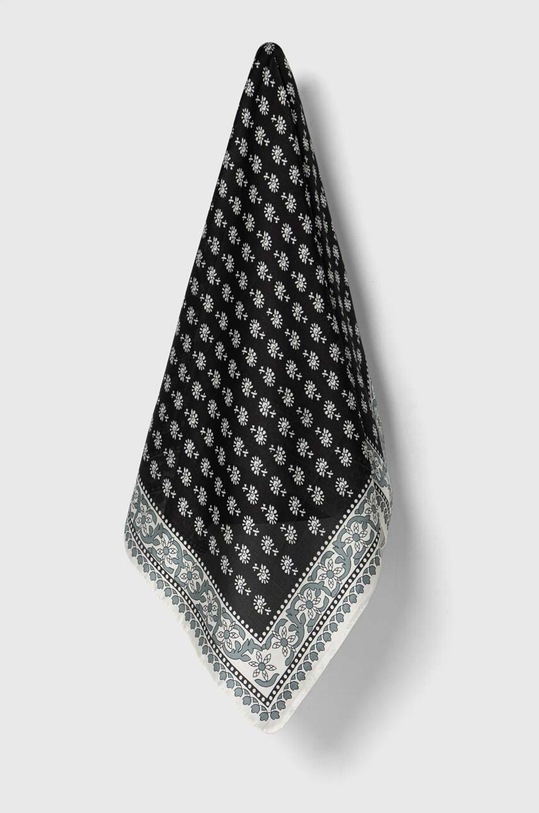 Шалче с коприна Answear Lab текстил черен 257.IKK