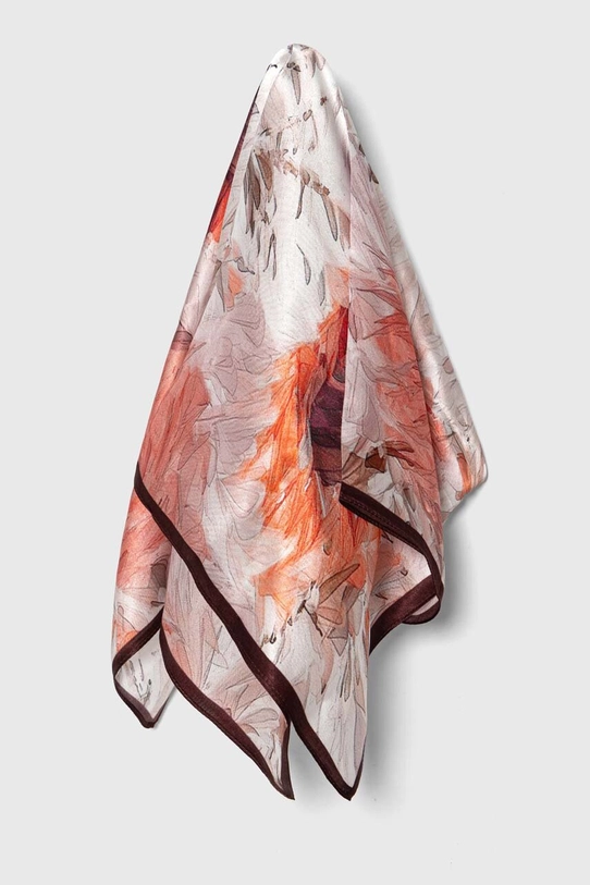 Answear Lab foulard in seta tessuto rosa 50.50.fh