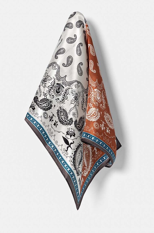 Answear Lab apaszka jedwabna tkanina multicolor 4052.cdb
