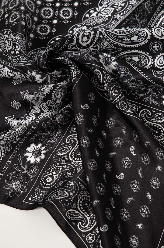 Accesorii Answear Lab eșarfă de mătase 4062.cdb negru