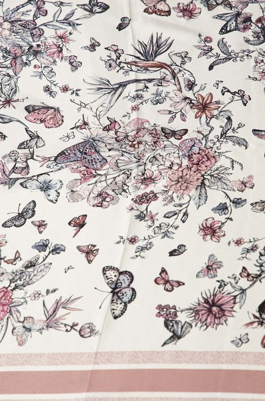 Answear Lab apaszka jedwabna 4065.cdb różowy WW24