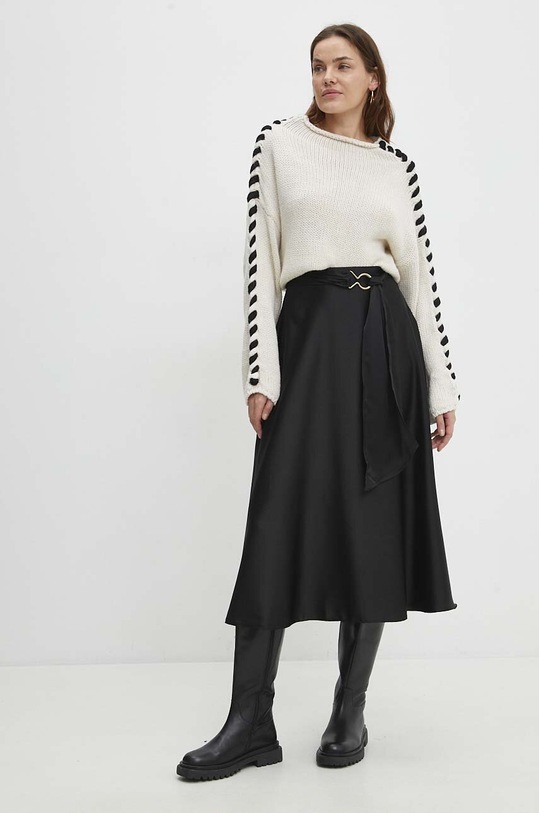 Sukně Answear.LAB 4368.TKK černá WW24