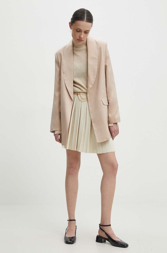 Answear Lab spódnica tc1475.IKK beżowy WW24
