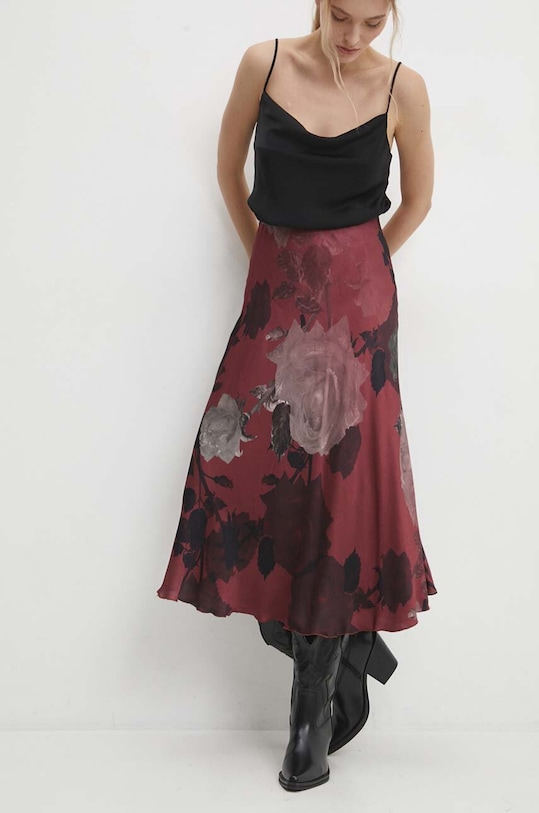 Answear Lab fustă flori rosu 2006.idb