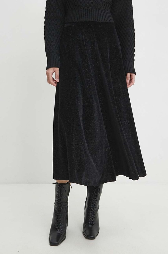 Sukně Answear.LAB midi černá 19122CN3.HWK
