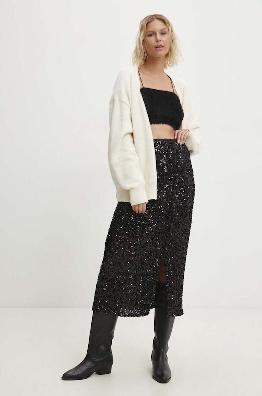 Sukňa Answear.LAB T623.HWK čierna WW24