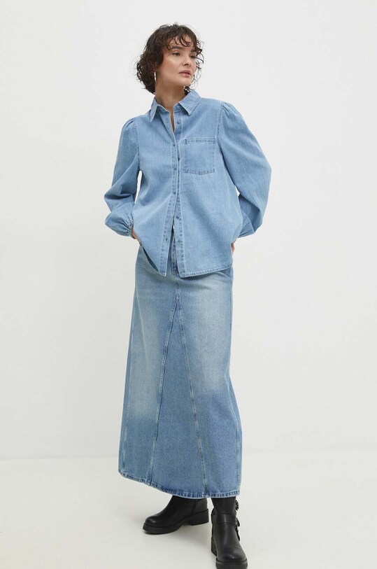 Answear Lab fustă din denim pa80554.TKK