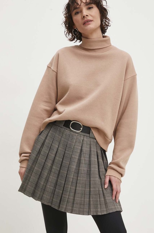Φούστα Answear.LAB casual γκρί 4436.TWK