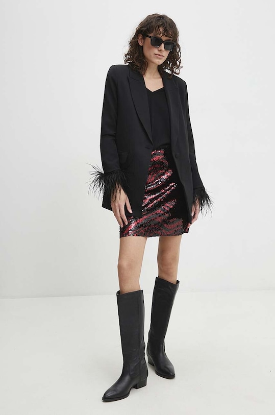 Sukně Answear.LAB 282634.TKK červená WW24