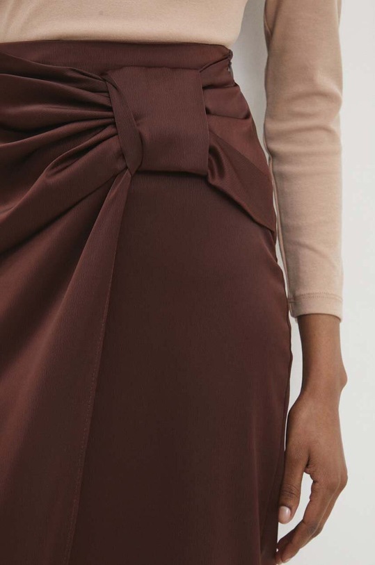 Answear Lab fustă maro 2985.TKK