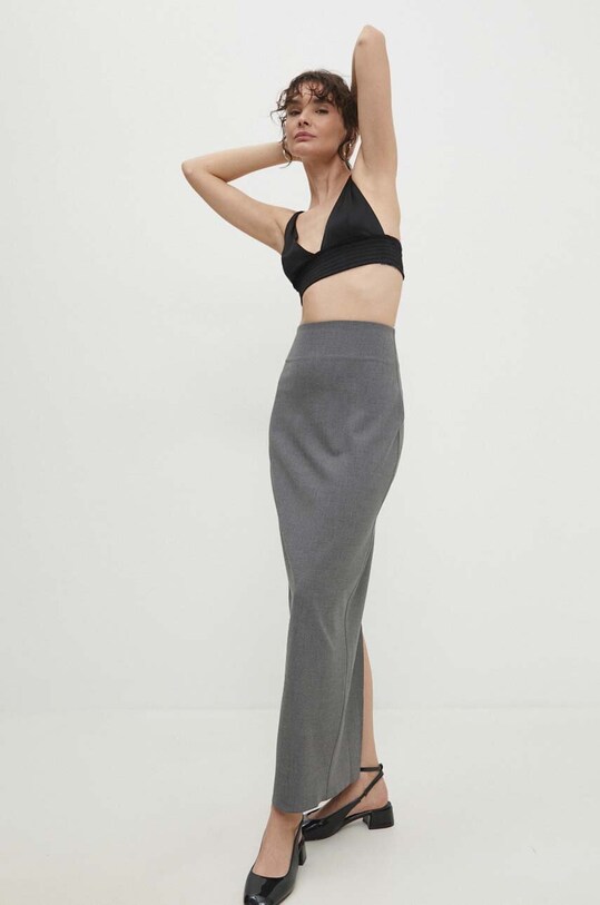 Юбка Answear.LAB maxi серый 19522.tjs