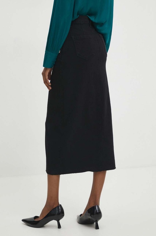 Odzież Answear Lab spódnica jeansowa B100.HWK czarny