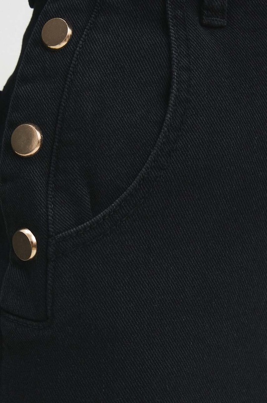 Answear Lab spódnica jeansowa czarny B100.HWK