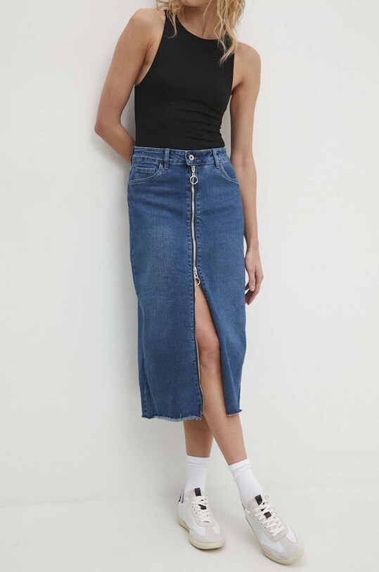 Джинсовая юбка Answear Lab casual голубой 9197.ijs