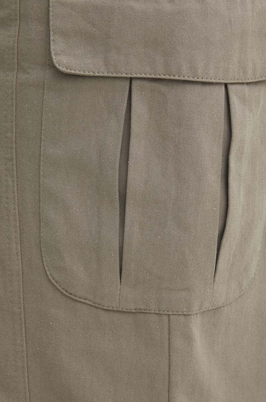 Answear Lab fustă din bumbac verde LSKW.272NANCYKHA.gdb