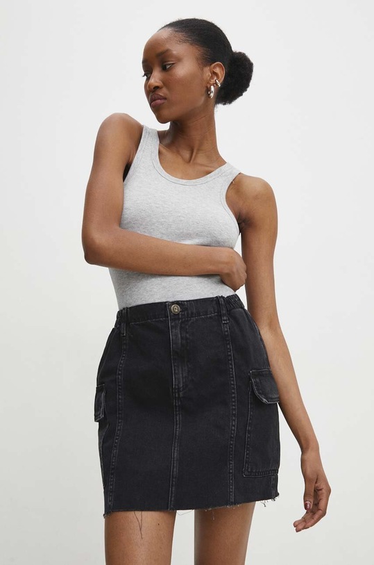 Answear.LAB spódnica jeansowa 2053.th czarny WW24