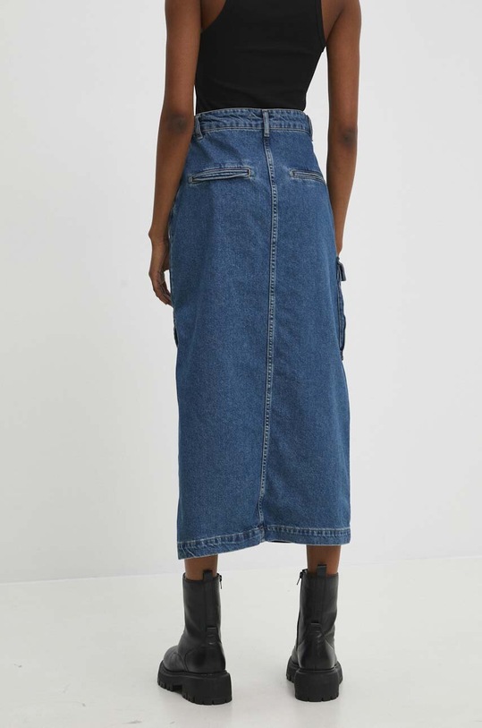 Odzież Answear Lab spódnica jeansowa 2054.th niebieski