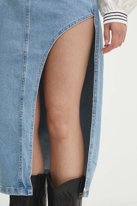 Answear Lab fustă din denim albastru 2051.th