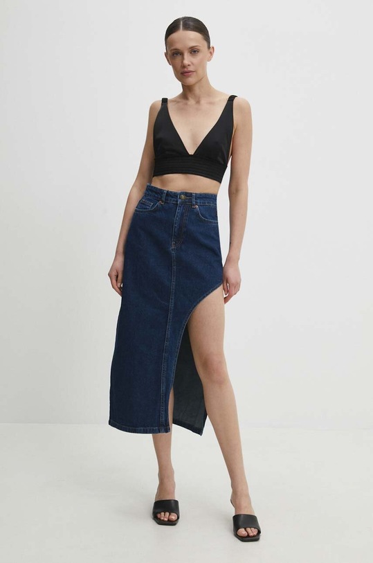 Τζιν φούστα Answear.LAB 2051.th μπλε WW24