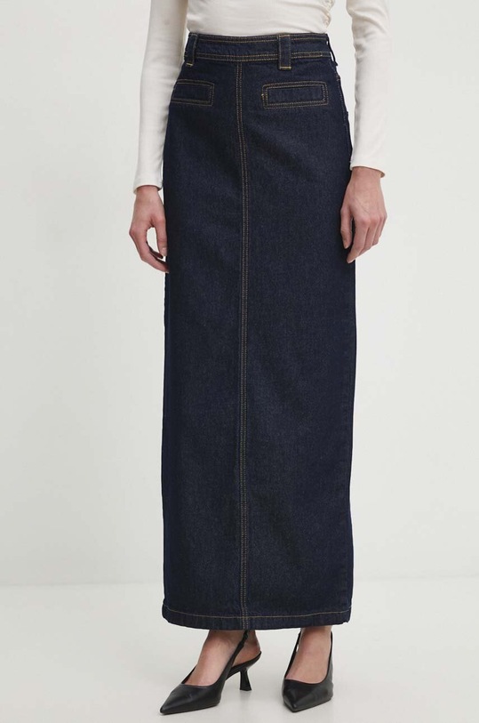 Answear.LAB farmer szoknya farmer sötétkék 19477.tjs