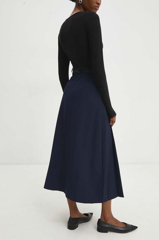 Odzież Answear Lab spódnica 23081.HWK granatowy