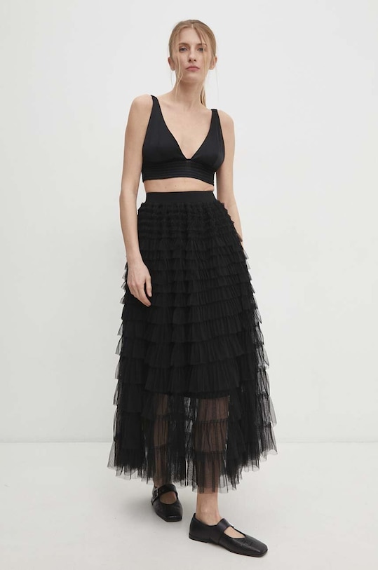 Спідниця Answear.LAB casual чорний J1190.HWK