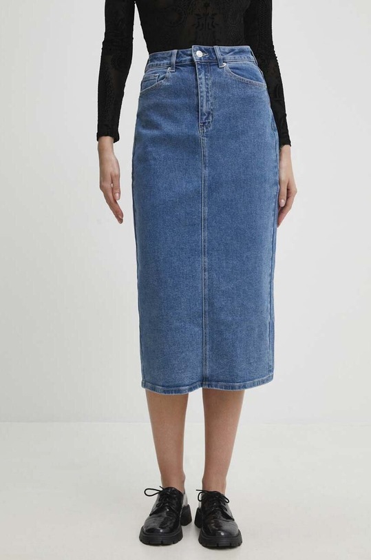 Τζιν φούστα Answear.LAB qh001.IWK μπλε WW24