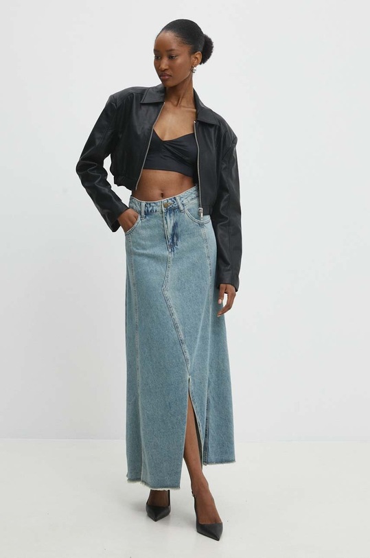 Answear Lab spódnica jeansowa cb1o2441.ijs niebieski WW24