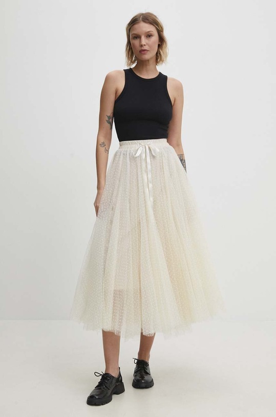 Φούστα Answear.LAB ck08077.3FKK μπεζ WW24