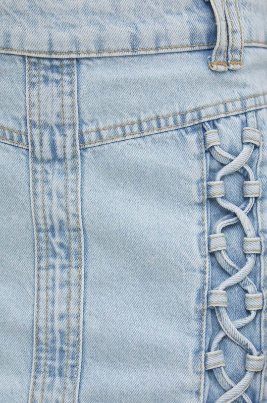 Answear Lab fustă din denim albastru 16052.th