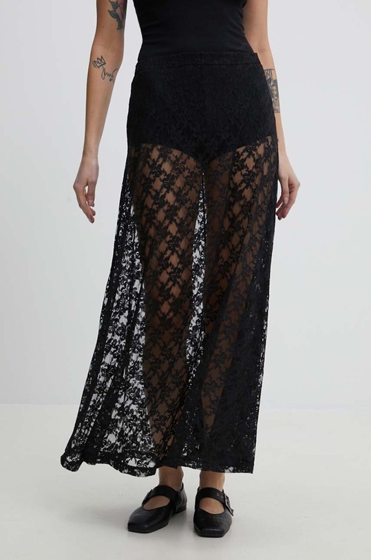 Answear Lab spódnica z elastanem czarny 24y41603.td