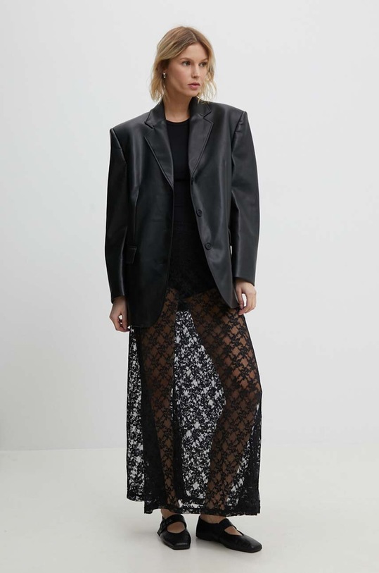 Answear Lab spódnica 24y41603.td czarny WW24