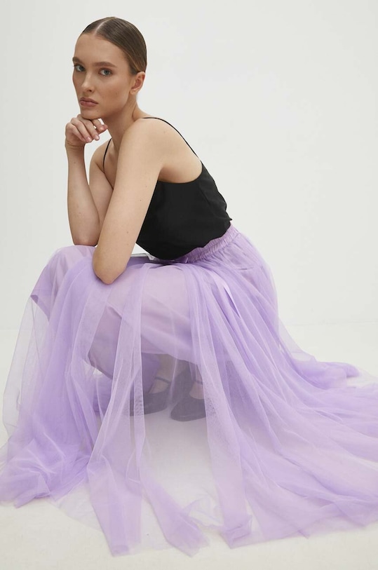 Sukně Answear.LAB ck.8077.fh fialová WW24