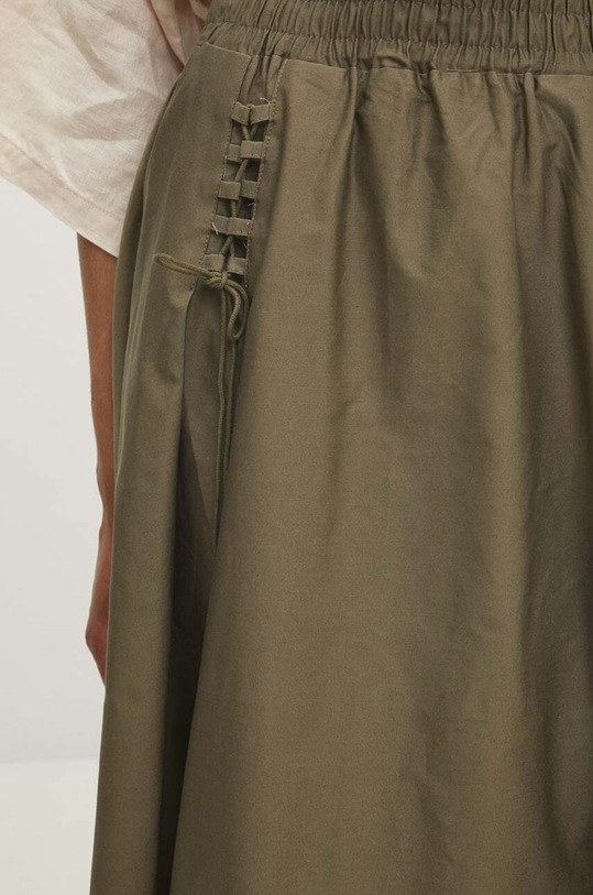 Answear.LAB spódnica bawełniana zielony 7004.tjs