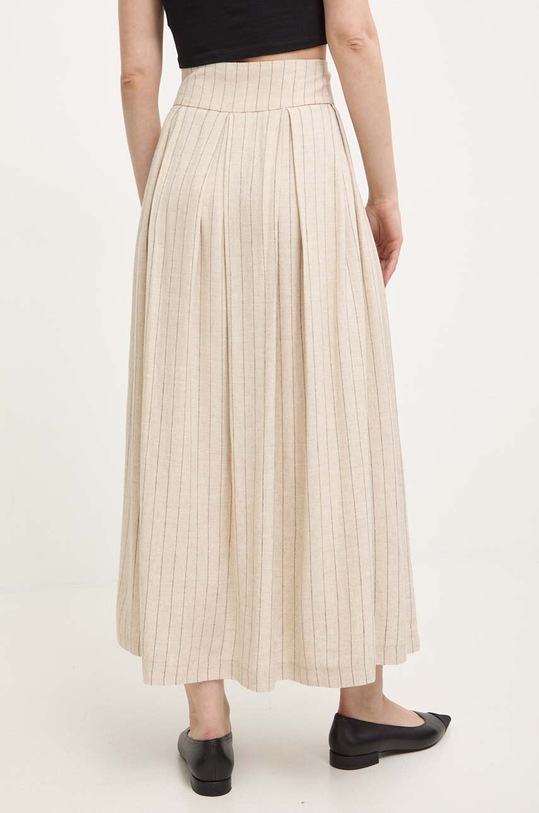 Odzież Answear Lab spódnica z lnem 6222.TWK beżowy