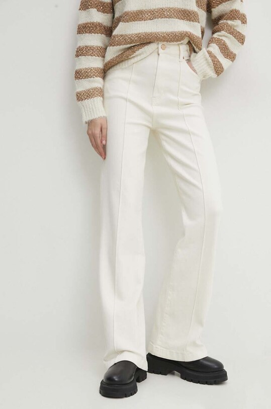 Answear Lab jeansy Planet friendly biały mg317d.FKK