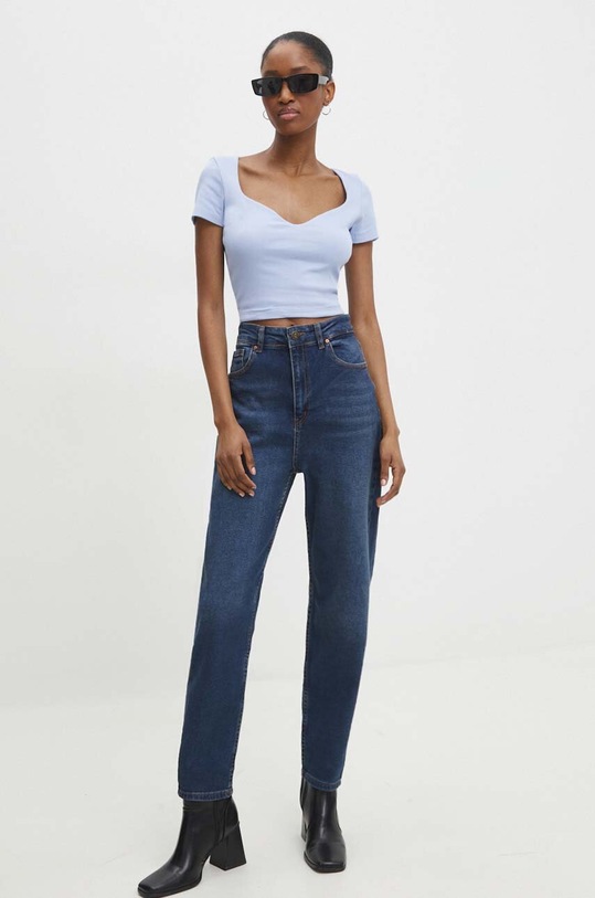 Answear Lab jeansy granatowy 10021.a.11083.TWK
