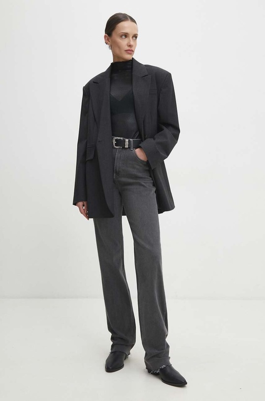 Answear Lab jeansy rd2257.fjs szary WW24