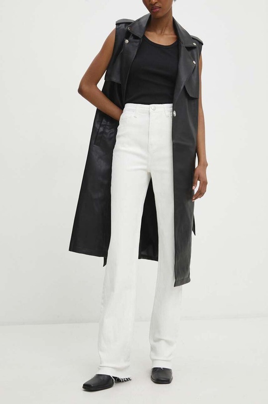 Džíny Answear.LAB bílá RD2180.FWK