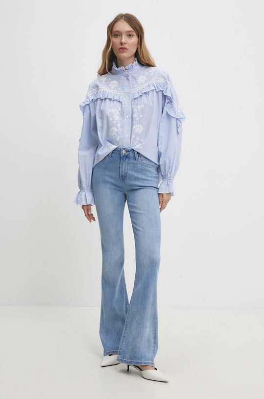 Džíny Answear.LAB JD292C.HWK modrá WW24