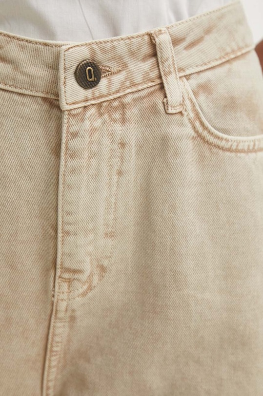Answear Lab blugi din bumbac bej 9452.tjs