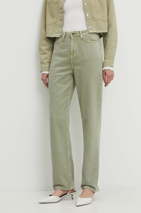 Answear Lab blugi din bumbac verde 9452.tjs