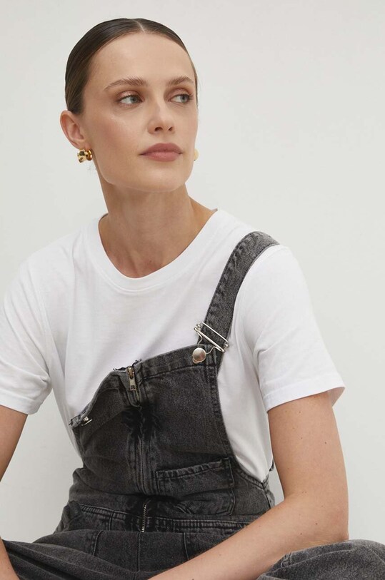 Answear Lab ogrodniczki jeansowe s74.TWK